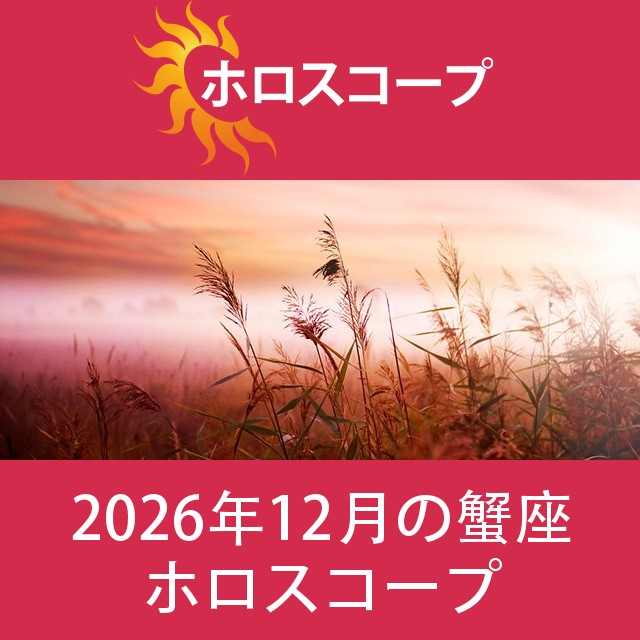 蟹座 2026年12月 星座月運