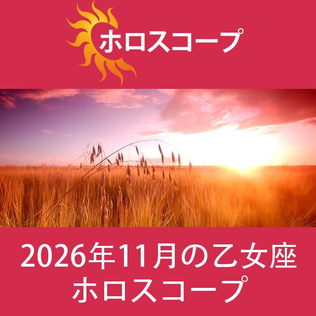 乙女座 2026年11月 星座月運